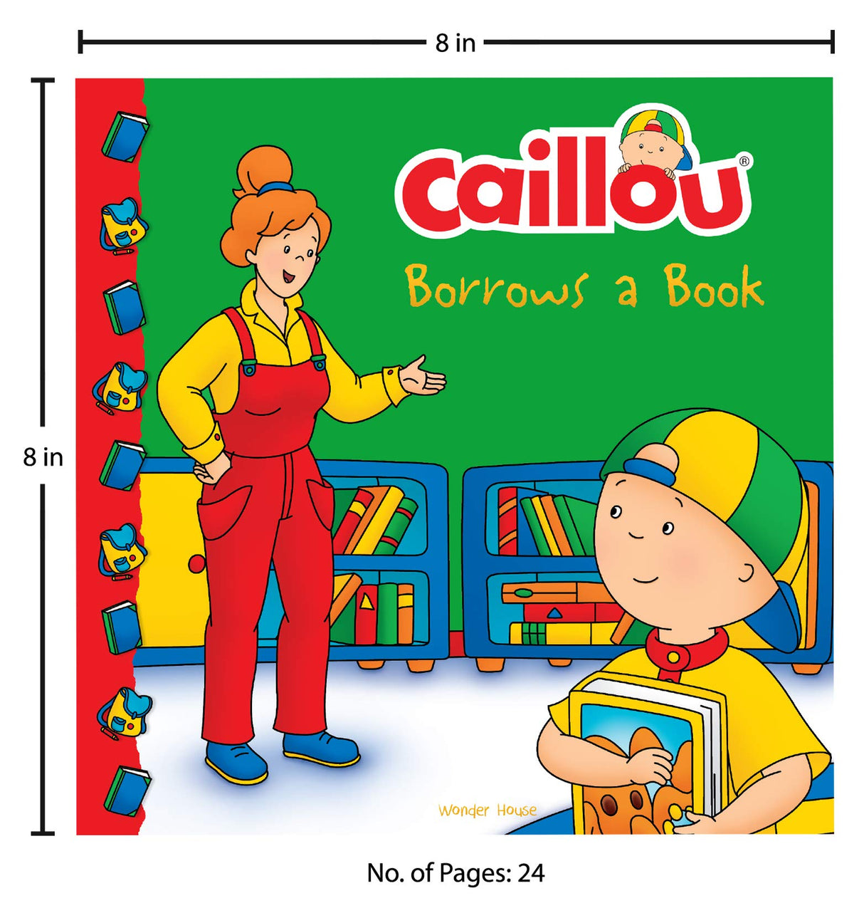 Caillou-Borrows a Book - Retail Maharaj