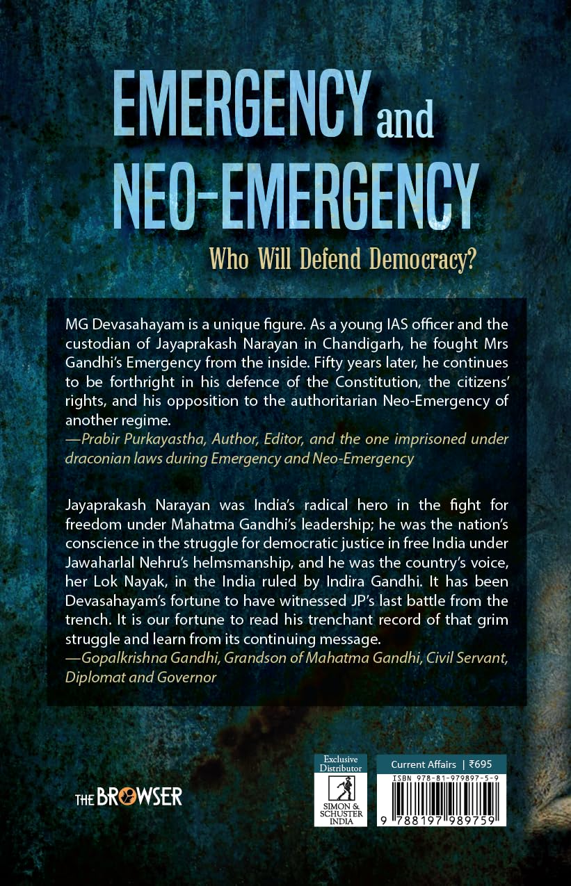 Emergency and Neo-Emergency: Who Will Defend Democracy? - Retail Maharaj