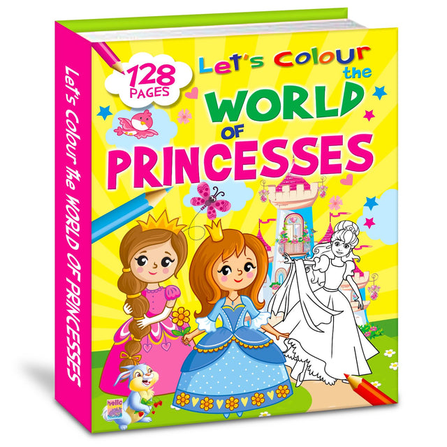 Let’s Colour the World of Princesses: Activity & Colouring Book for Kids Ages 3–9 | Perfect Gift for Drawing, Painting & Creativity | Premium Paper Quality - Retail Maharaj