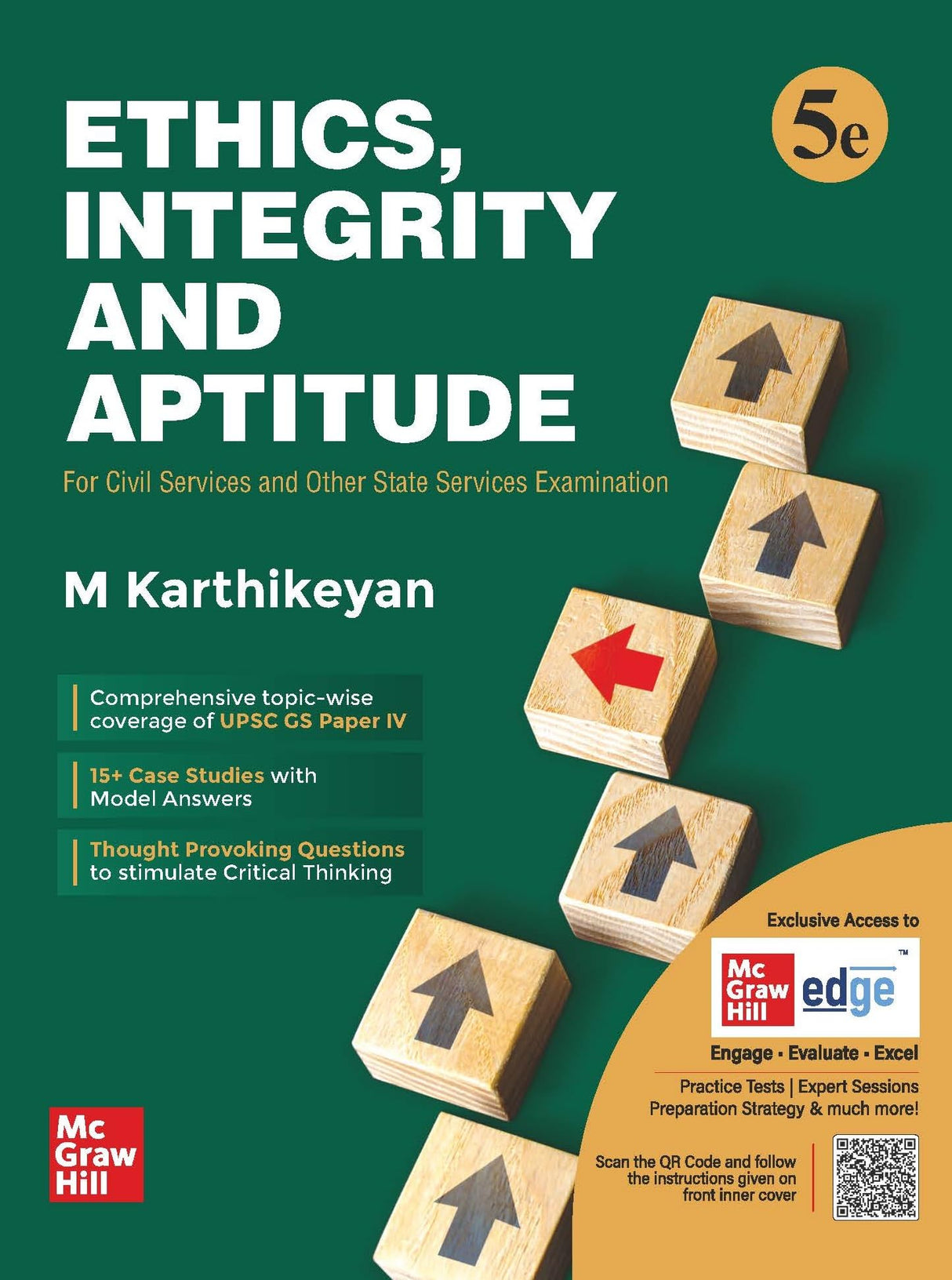 Ethics, Integrity & Aptitude, 5e for UPSC Mains 2026 | GS Paper 4 Mains | Exclusive Access to McGraw Hill Edge - Retail Maharaj