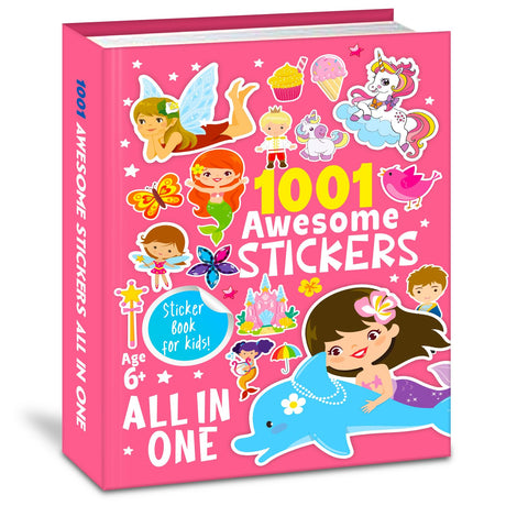 1001 Awsome Stickers - All In One - Retail Maharaj