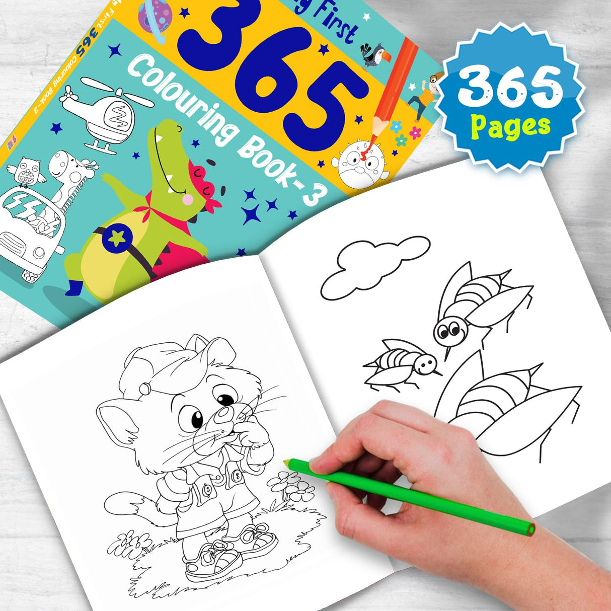365 Colouring Book-3 - Retail Maharaj