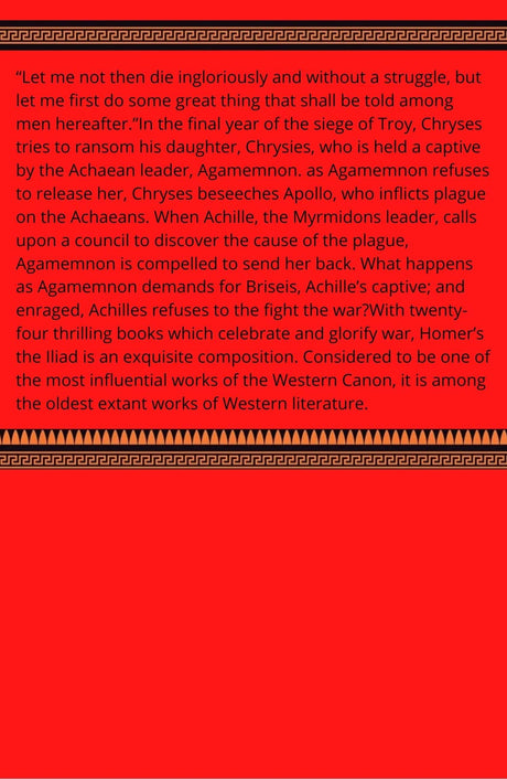 THE ILIAD (Unabridged Classic Red Collector's Edition) - Retail Maharaj