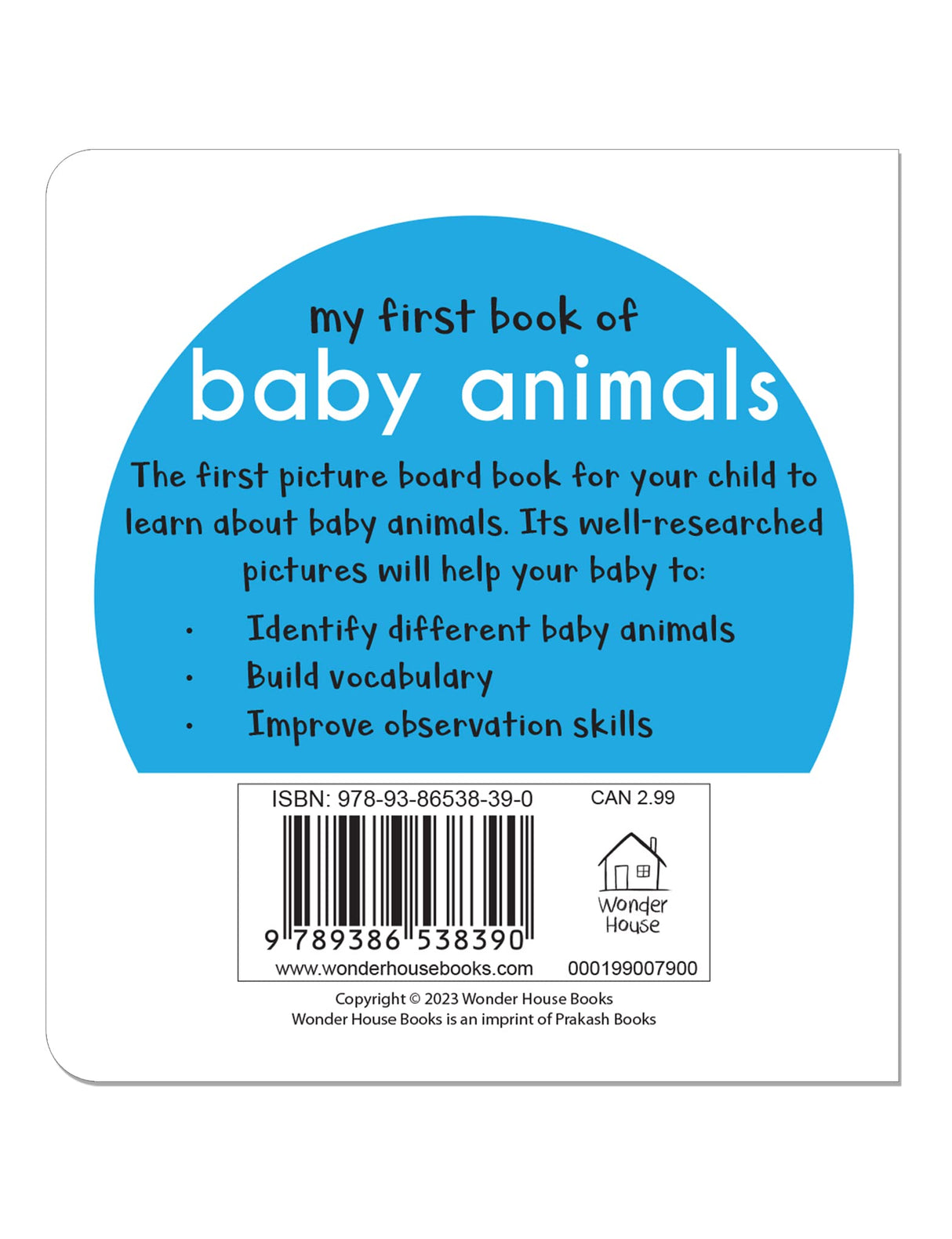 My First Book of Baby Animals | First Animal Board Book for Babies, Toddlers & Preschoolers | Learn About Cute Baby Animals with Bright, Adorable Pictures | Early Learning Book for Kids Ages 0-3 Years - Retail Maharaj