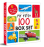 My First 100 Series Boxset- Pack of 5 Picture Books for Children (Animals, Words, Numbers, Food We Eat and Things That Move) - Retail Maharaj