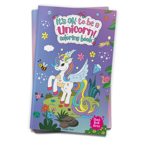 It's Ok To Be A Unicorn Coloring book - Giant book series: Jumbo Sized Colouring Book For Children - Retail Maharaj