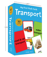 My First Flash Cards: Transport: 30 Early Learning Flash Cards For Kids - Retail Maharaj