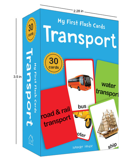 My First Flash Cards: Transport: 30 Early Learning Flash Cards For Kids - Retail Maharaj