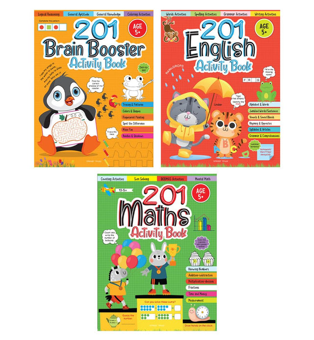 201 Activity Books (Pack of 3 books) - Retail Maharaj