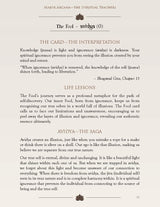 The Vedanta Tarot: Readings from the Ancient Indian Scriptures | Spiritual Journey with the Mystical Vedanta Tarot | Mystical Vedanta Tarot Deck & Guidebook – Include 22 Cards with 112 Book Pages - Retail Maharaj