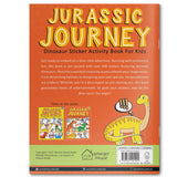 Jurassic Journey: Dinosaur Sticker Activity Book For Kids - Retail Maharaj