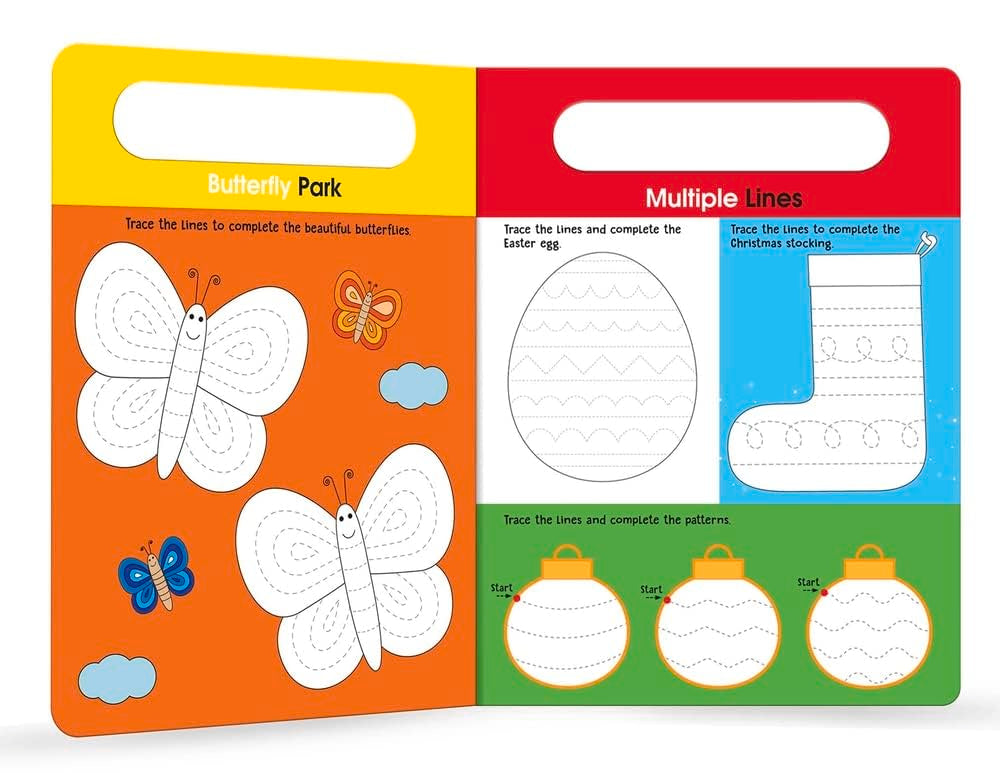 My Big Wipe And Clean Book of Pen Control for Kids : Line Tracing And Patterns - Retail Maharaj