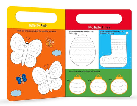 My Big Wipe And Clean Book of Pen Control for Kids : Line Tracing And Patterns - Retail Maharaj