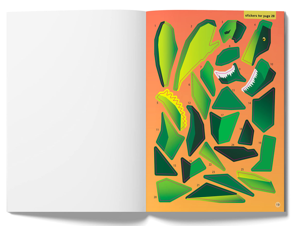 Color with Sticker - Dino Adventure - Retail Maharaj
