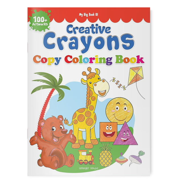 My Big Book of Creative Crayons : A Creative Crayon Copy Colouring Book - Retail Maharaj
