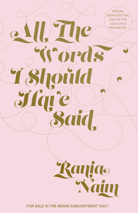 All the Words I should Have Said (English) - Retail Maharaj