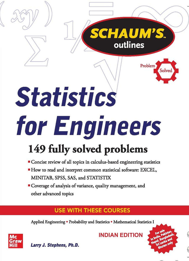 Schaums Outline Of Statistics For Engineers Problem Solved (Pb 2020) - Retail Maharaj