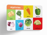 My First 100 Food We Eat: Padded Board Book for Kids | Learn Names of Fruits, Vegetables, Meals, Snacks & Foods with Bright Pictures | Early Learning Book for Babies, Toddlers & Preschoolers | Ages 0–5 Years - Retail Maharaj