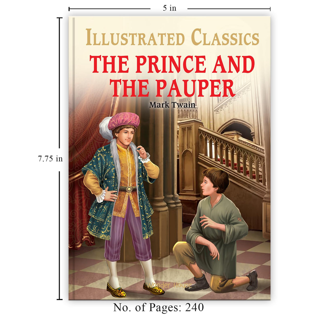 The Prince and the Pauper : Illustrated Abridged Children Classics English Novel with Review Questions - Retail Maharaj