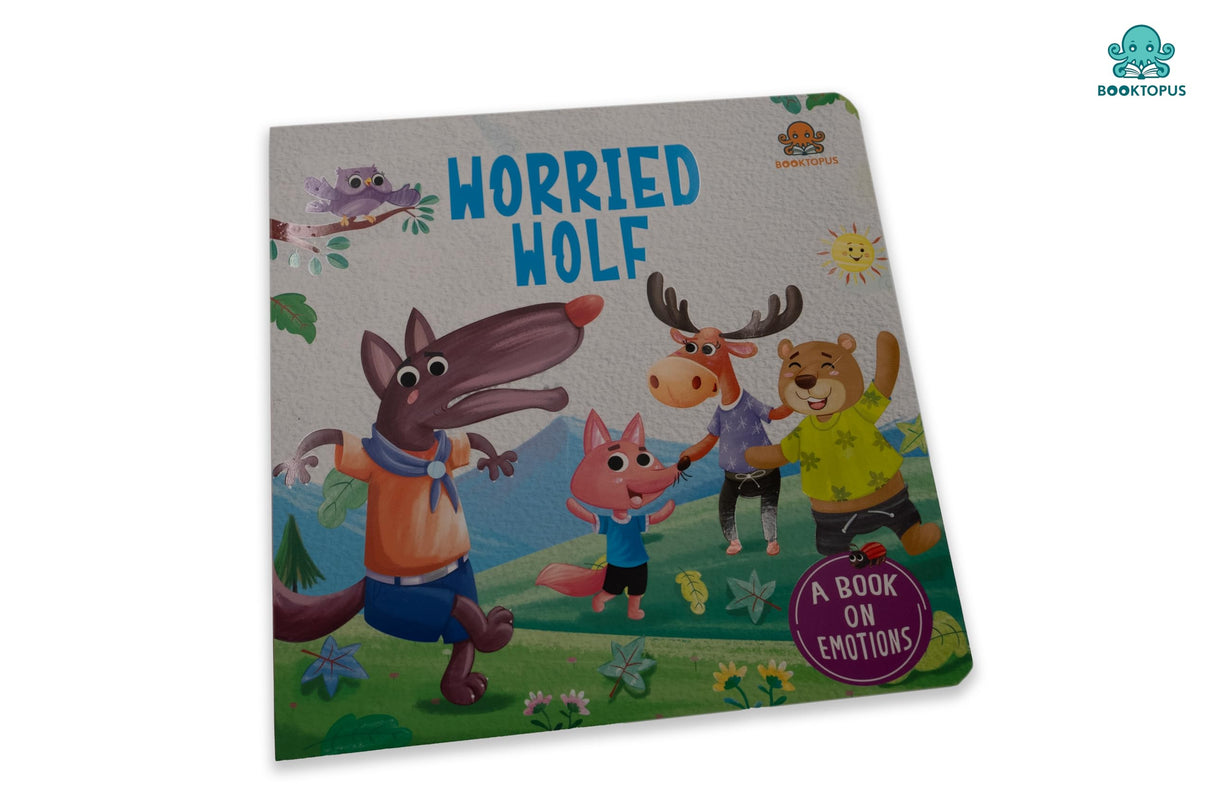 The Worried Wolf Emotion Board Book - Retail Maharaj