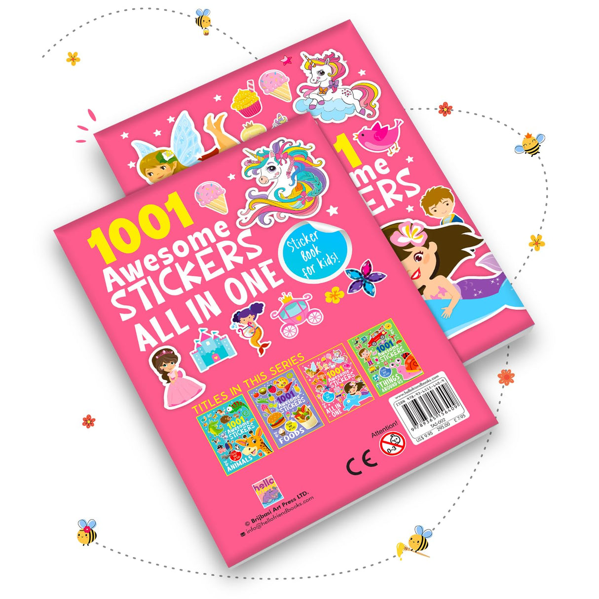 1001 Awsome Stickers - All In One - Retail Maharaj