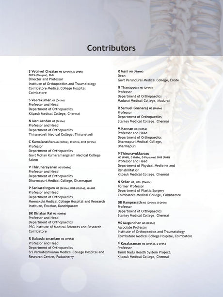Vetrivel Textbook of Orthopaedics, 2/e - 2024 - Retail Maharaj