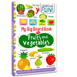 Hello Friend Books My Big Board Book of Fruits and Vegetables : Simple and Vibrant Illustrations to Increase the Knowledge of Your Little One - Retail Maharaj