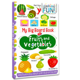 Hello Friend Books My Big Board Book of Fruits and Vegetables : Simple and Vibrant Illustrations to Increase the Knowledge of Your Little One - Retail Maharaj