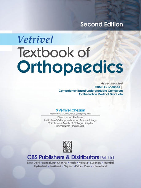 Vetrivel Textbook of Orthopaedics, 2/e - 2024 - Retail Maharaj