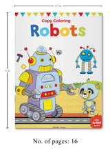 Little Artist Series Robots: Copy Colour Books - Retail Maharaj