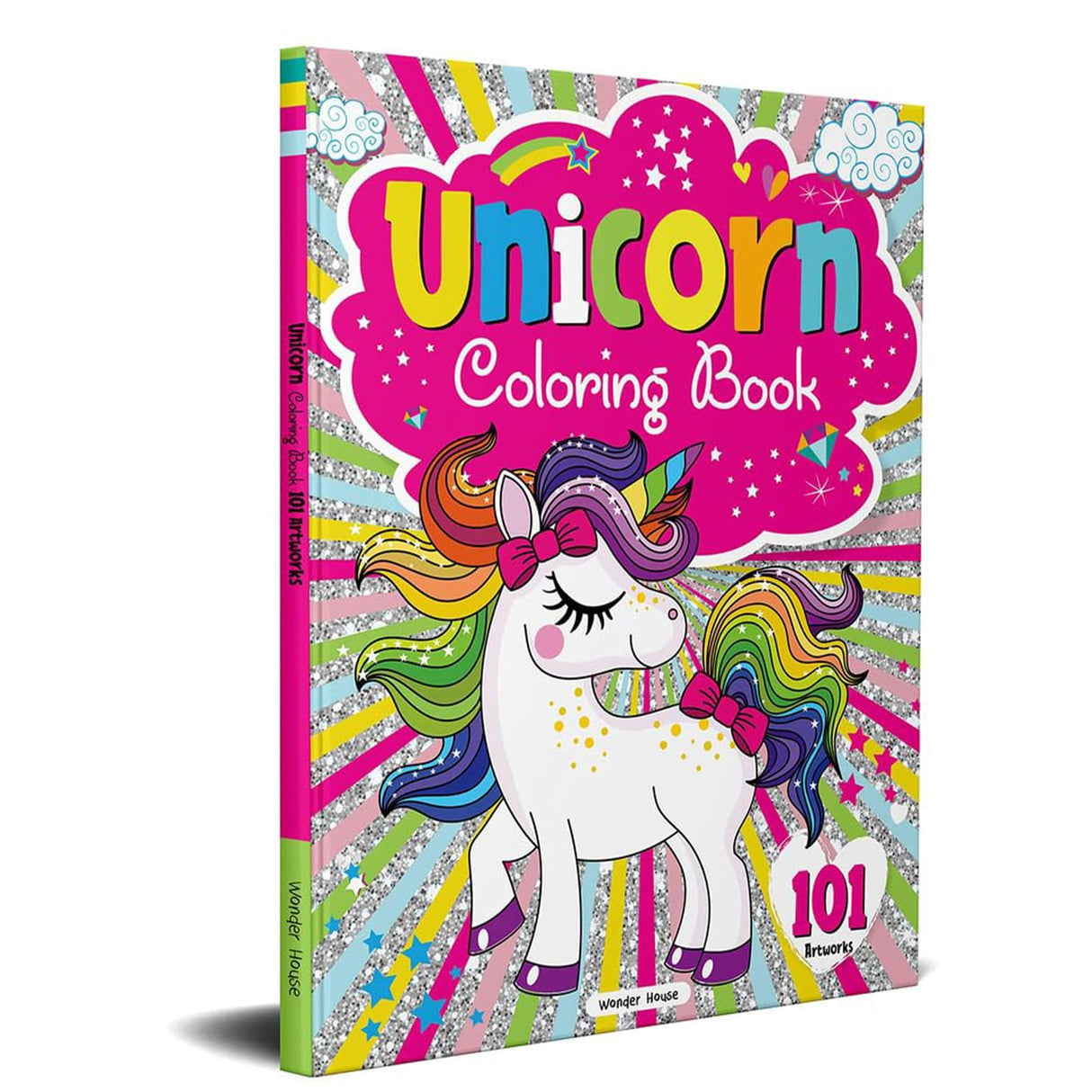 101 Unicorn Colouring Book: Fun Activity Colouring Book For Children - Retail Maharaj