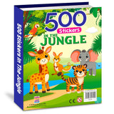 My First 500 Jungle Sticker Activity Book for Kids, Children and Toddlers – Fun Activity with Coloring – Ages 3+ Years - Retail Maharaj