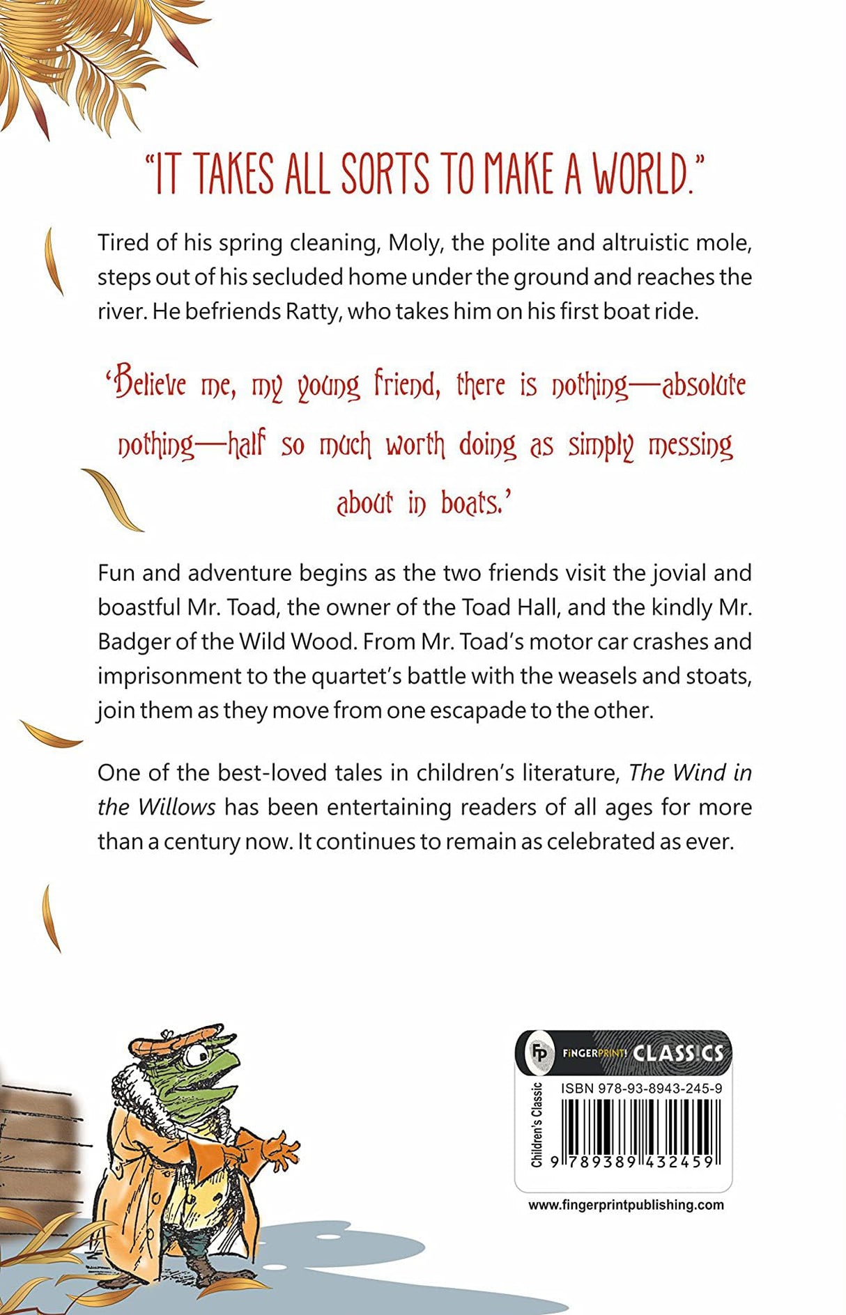 The Wind In The Willows - Retail Maharaj