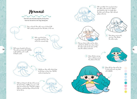 10 Step Drawing Kawaii: Draw Over 50 Cute Creations in 10 Easy Steps - Retail Maharaj