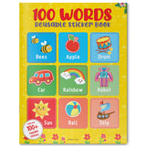 100 Words Reusable Sticker Book For Children - Retail Maharaj