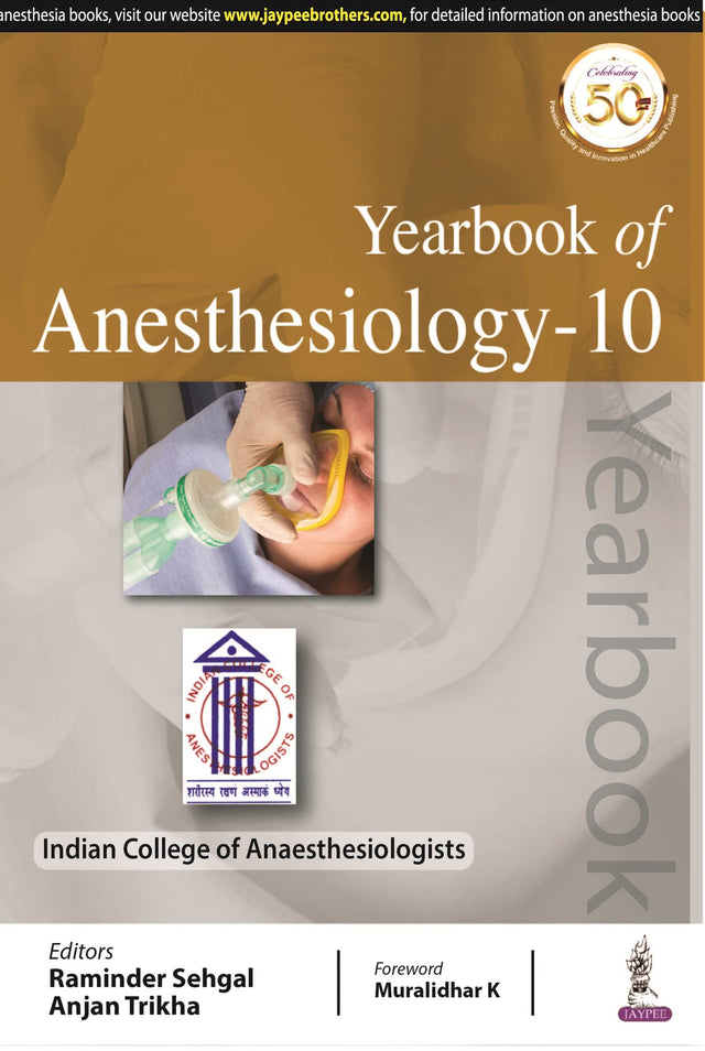 YEARBOOK OF ANESTHESIOLOGY-10 - Retail Maharaj