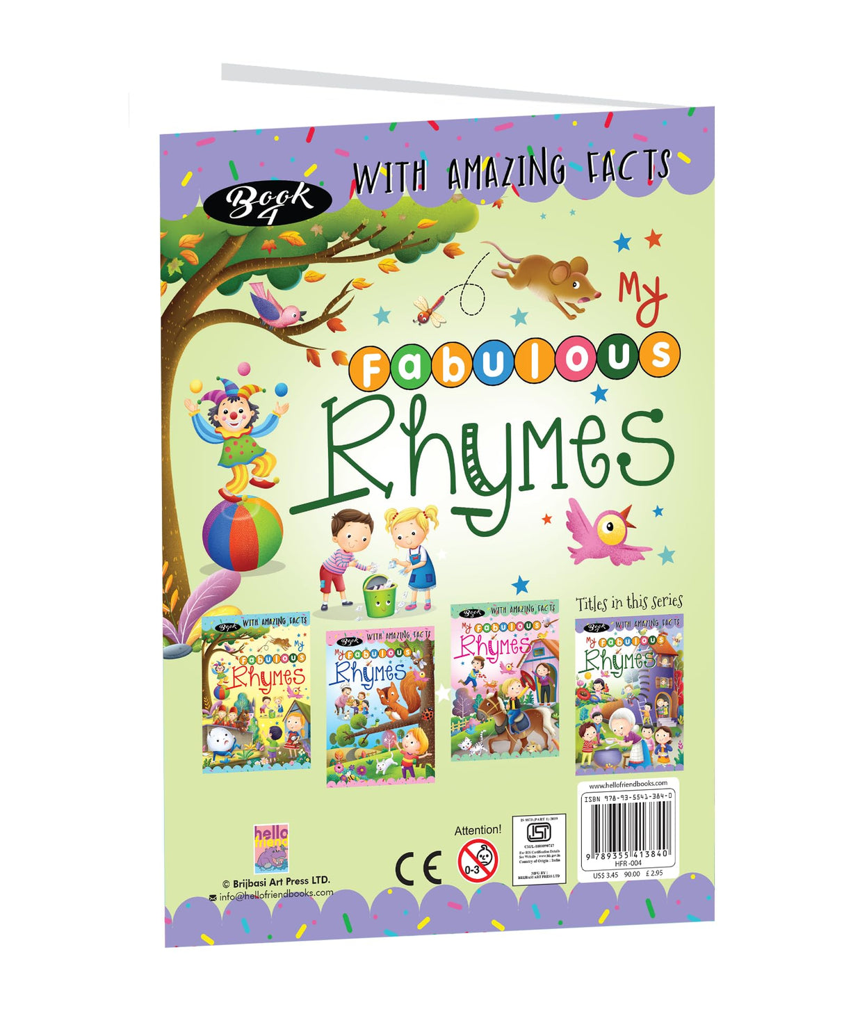 Hellofriends My Fabulous Nursery Rhymes Books - 4 - Retail Maharaj