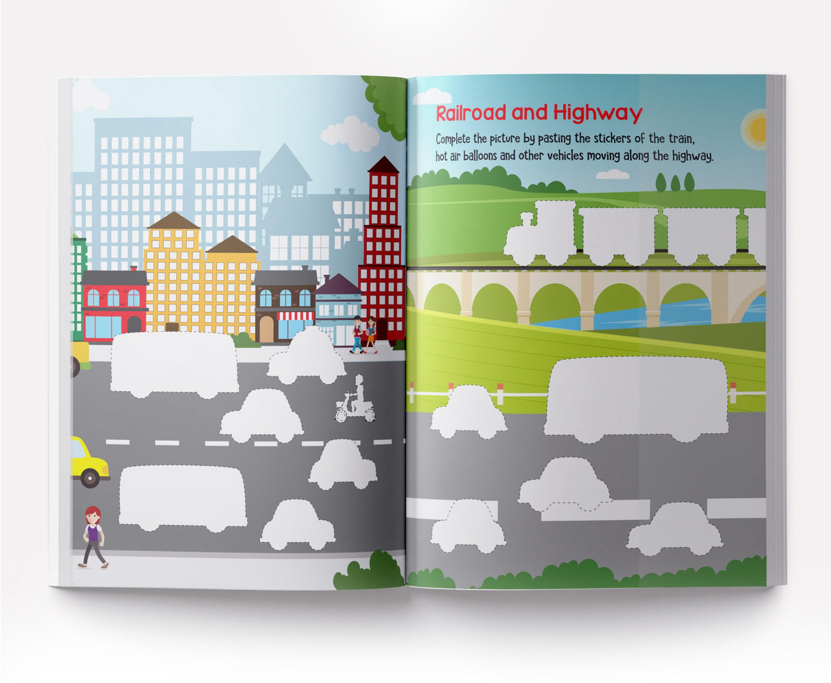 My First Transport Sticker Book: Exciting Sticker Book With 100 Stickers - Retail Maharaj