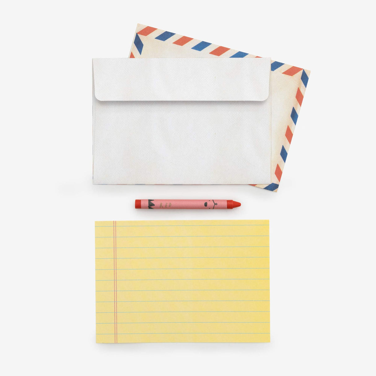 Bring the Crayons Home: A Box of Crayons, Letter-Writing Paper, and Envelopes - Retail Maharaj