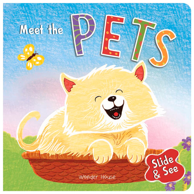 Slide And See - Meet The Pets : Sliding Novelty Board Book For Kids - Retail Maharaj