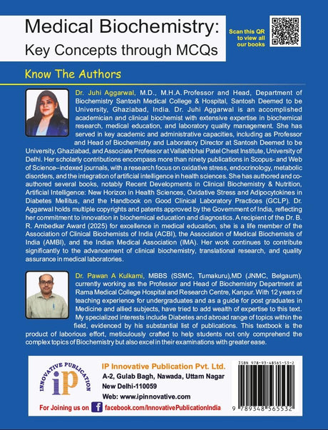 Medical Biochemistry: Key Concepts through MCQs (First Edition, 2026) - Retail Maharaj
