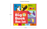 My First Big Book Boxset-Volume 2 (5 Books): A Pizza Box of 5 Large Font Illustrated Board Books on Animals, Birds, Fruits and Vegetables, Seasons, Opposites and Things at Home | Vocabulary Builder for Preschool Kids, Toddlers I Perfect Gift Set I Ages 1+ - Retail Maharaj