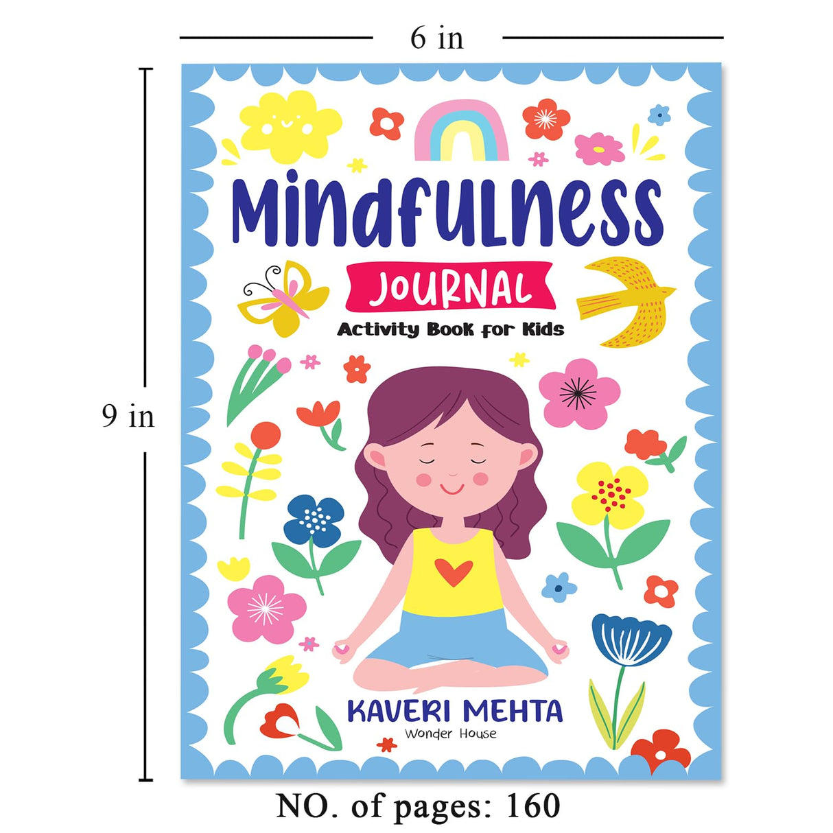 Mindfulness Journal Activity Book for Kids Daily reflection, gratitude prompts, breathing exercises & doodle space | Ages 6–10 | Build Calm, Focus & Positivity - Retail Maharaj