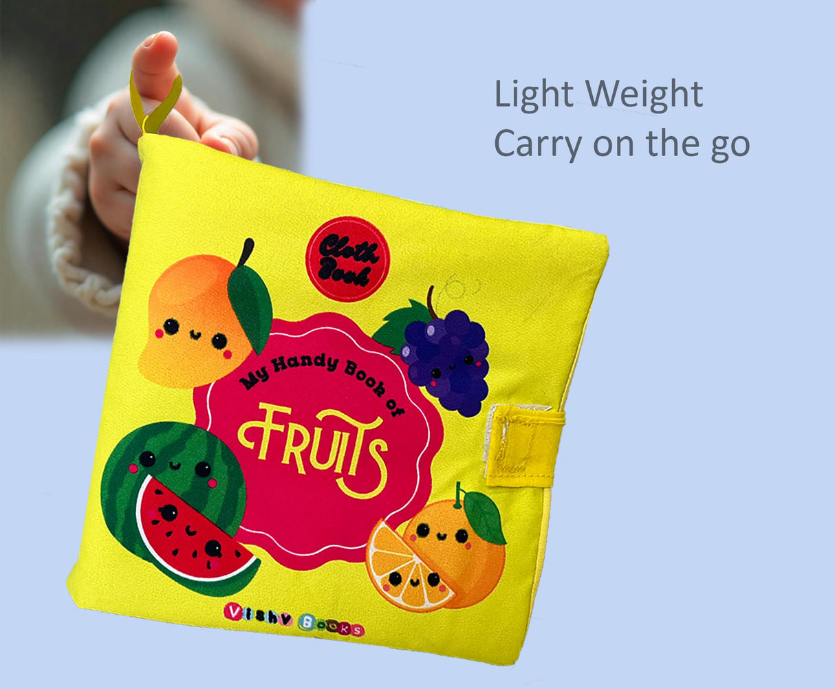Vishv Books Cloth Book My Handy Book of Fruits - Retail Maharaj