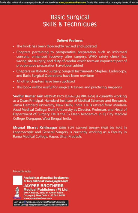 BASIC SURGICAL SKILLS & TECHNIQUES - Retail Maharaj