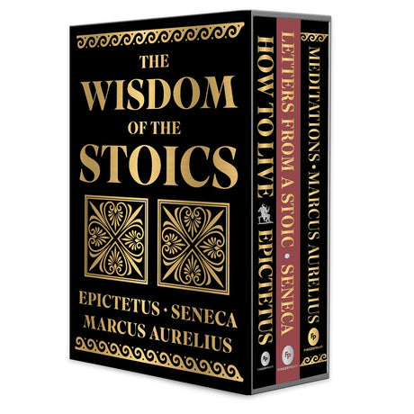 The Wisdom of the Stoics Boxed Set (Deluxe Hardbound Edition) - Retail Maharaj
