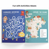 Fun with Activities Pack (4 Books): Mazes, Spot the Differences, Brain Booster & Coloring | Fun, Educational & Interactive Activity Workbook Set for ... Learning Series] (Fun with Activities Series) - Retail Maharaj