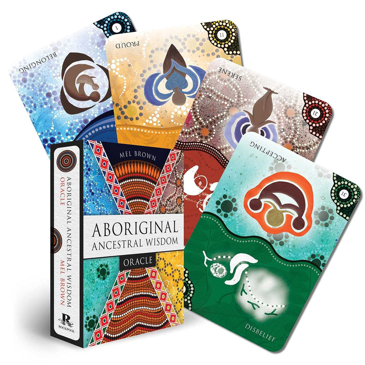 Aboriginal Ancestral Wisdom Oracle: 36 Full-Color Cards and 112-Page Book - Retail Maharaj