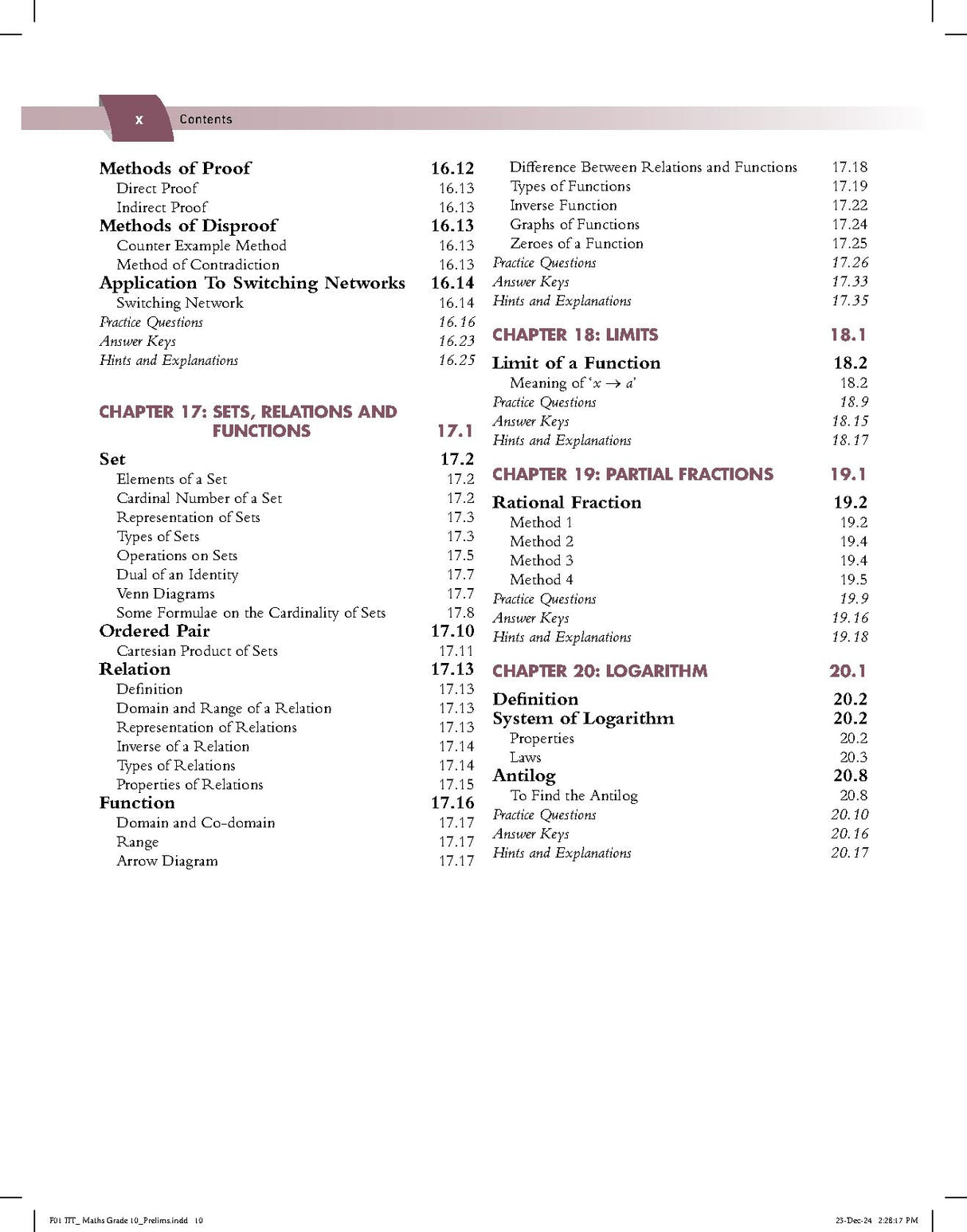 Pearson IIT Foundation' 25 Mathematics Class 10 | For JEE, NTSE & Olympiad Exams |As per CBSE, ICSE & State Curriculums | Includes JEE Practice ... Pearson MyInsights & elibrary | 13th edition - Retail Maharaj