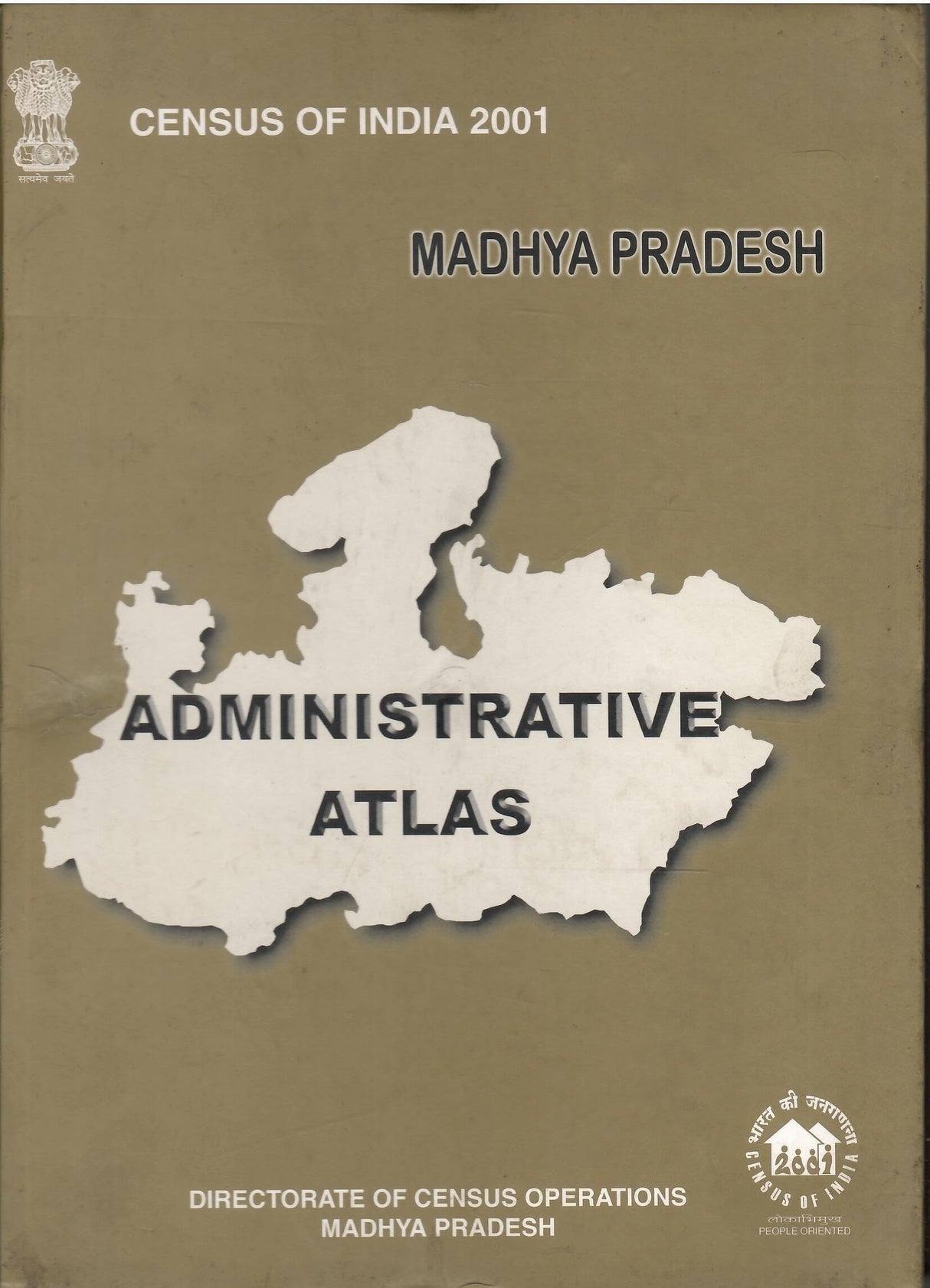 Census of India 2001 - Madhya Pradesh - Atlas Administrative
